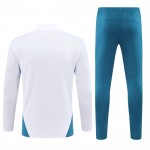 Olympique de Marseille Sweatshirt Za Trening Četvrt-Zip 2024-25 Bijela